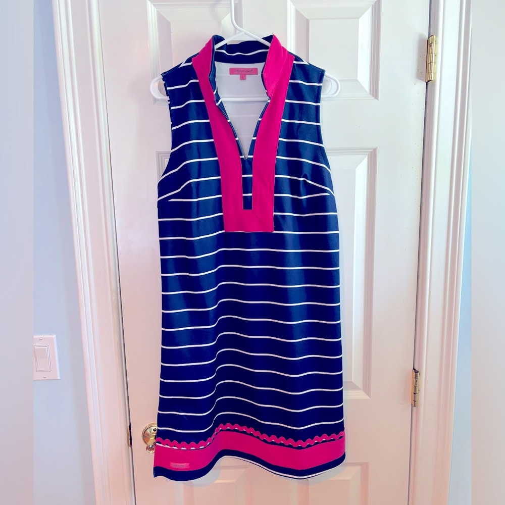 NWOT Simply Southern Navy Striped Tunic Dress